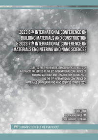 Vorderes Coverbild 2023 8th International Conference on Building Materials and Construction & 2023 7th International Conference on Materials Engineering and Nano Sciences