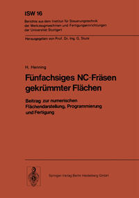 Vorderes Coverbild Fünfachsiges NC-Fräsen gekrümmter Flächen