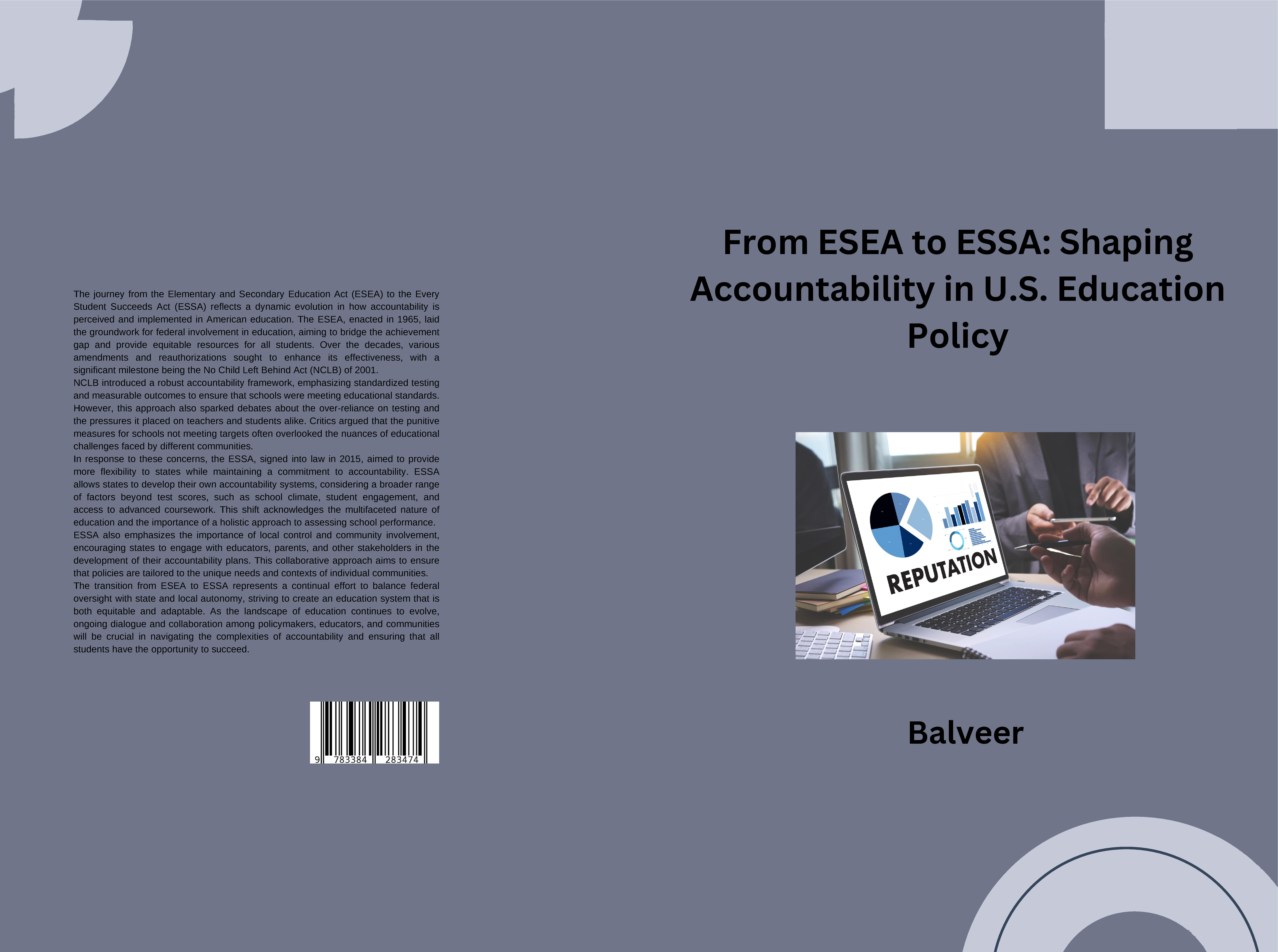 Gesamtes Coverbild From ESEA to ESSA: Shaping Accountability in U.S. Education Policy