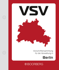 Vorderes Coverbild Vorschriftensammlung für die Verwaltung in Berlin (VSV)
