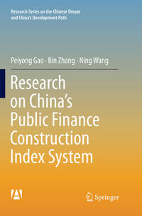 Vorderes Coverbild Research on China’s Public Finance Construction Index System