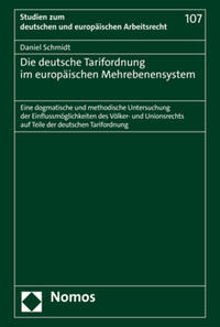 Vorderes Coverbild Die deutsche Tarifordnung im europäischen Mehrebenensystem