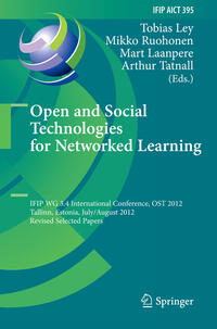 Vorderes Coverbild Open and Social Technologies for Networked Learning
