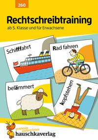 Vorderes Coverbild Rechtschreibtraining ab 5. Klasse und für Erwachsene, A5-Heft