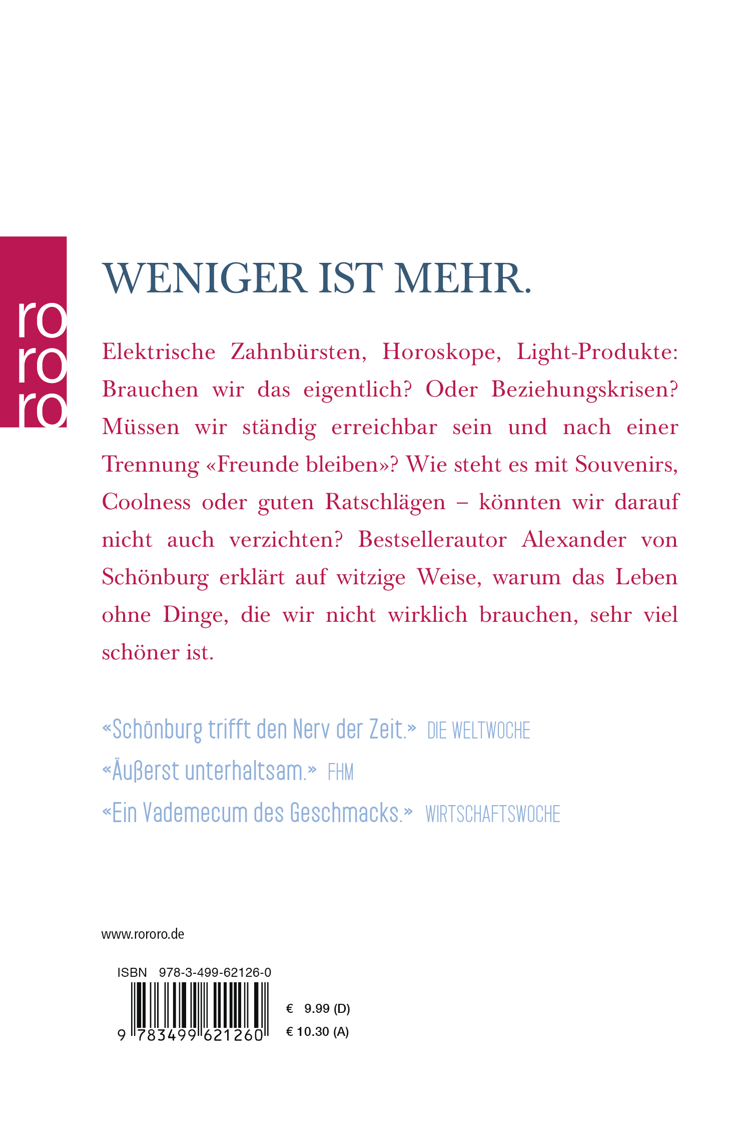 Rückseitencover Lexikon der überflüssigen Dinge