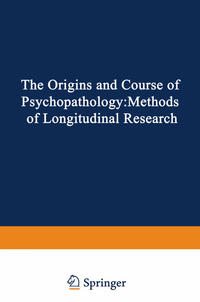 Vorderes Coverbild The Origins and Course of Psychopathology