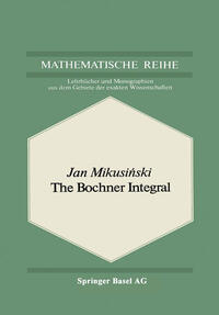 Vorderes Coverbild The Bochner Integral