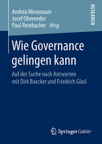 Vorderes Coverbild Wie Governance gelingen kann