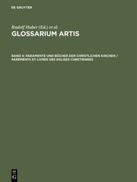 Vorderes Coverbild Glossarium Artis / Paramente und Bücher der christlichen Kirchen / Parements et Livres des Eglises Chretiennes