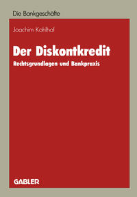 Vorderes Coverbild Der Diskontkredit