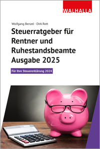 Vorderes Coverbild Steuerratgeber für Rentner und Ruhestandsbeamte - Ausgabe 2025