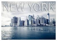 Vorderes Coverbild New York (Tischkalender 2025 DIN A5 quer), CALVENDO Monatskalender