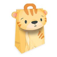 Vorderes Coverbild Trötsch Geschenktasche mit Verschluss Tiger