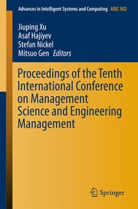 Vorderes Coverbild Proceedings of the Tenth International Conference on Management Science and Engineering Management