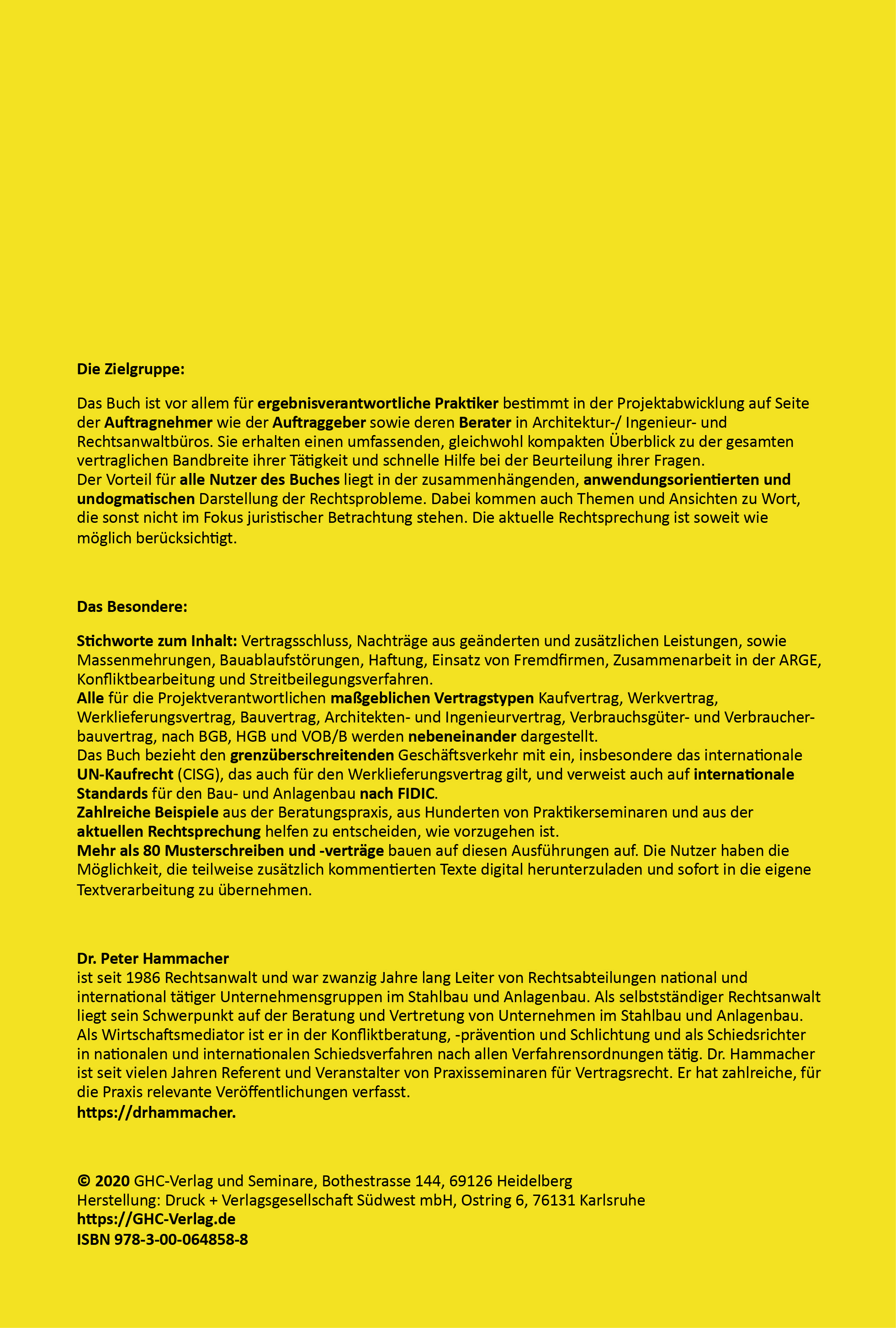 Rückseitencover Handbuch der Auftragsabwicklung