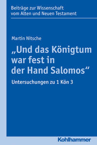 Vorderes Coverbild "Und das Königtum war fest in der Hand Salomos"