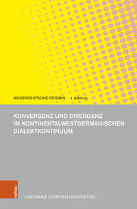 Vorderes Coverbild Konvergenz und Divergenz im kontinentalwestgermanischen Dialektkontinuum