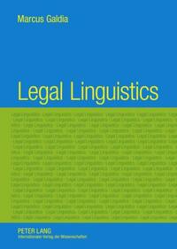 Vorderes Coverbild Legal Linguistics