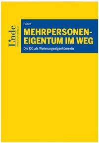 Vorderes Coverbild Mehrpersoneneigentum im WEG