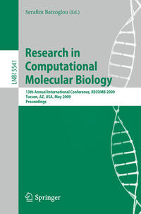 Vorderes Coverbild Research in Computational Molecular Biology