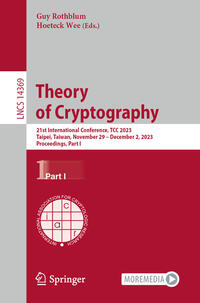 Vorderes Coverbild Theory of Cryptography