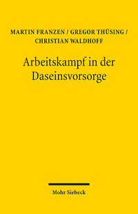 Vorderes Coverbild Arbeitskampf in der Daseinsvorsorge