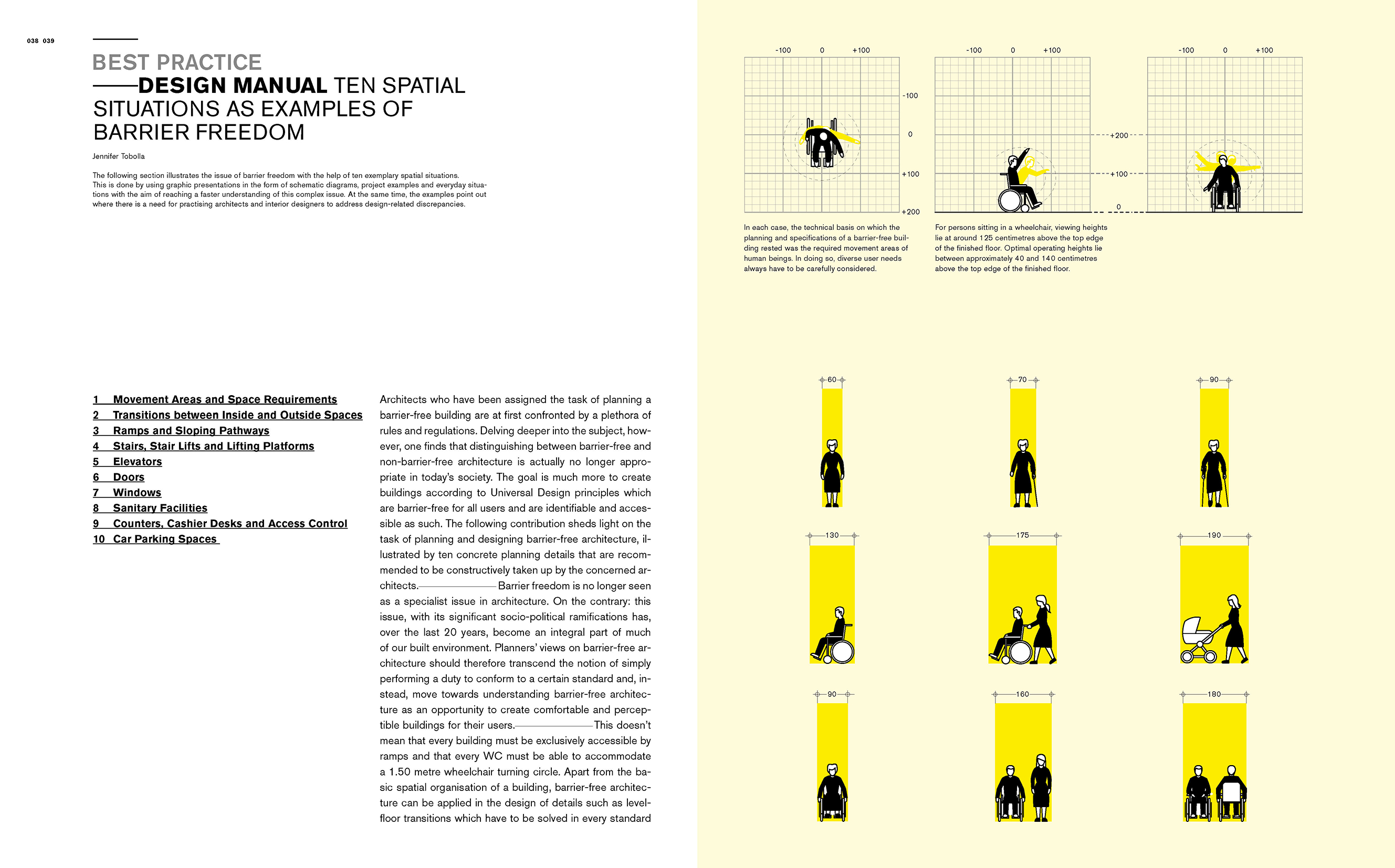 Beispielinhalt (Bild) Accessibility and Wayfinding. Construction and Design Manual