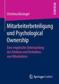 Vorderes Coverbild Mitarbeiterbeteiligung und Psychological Ownership