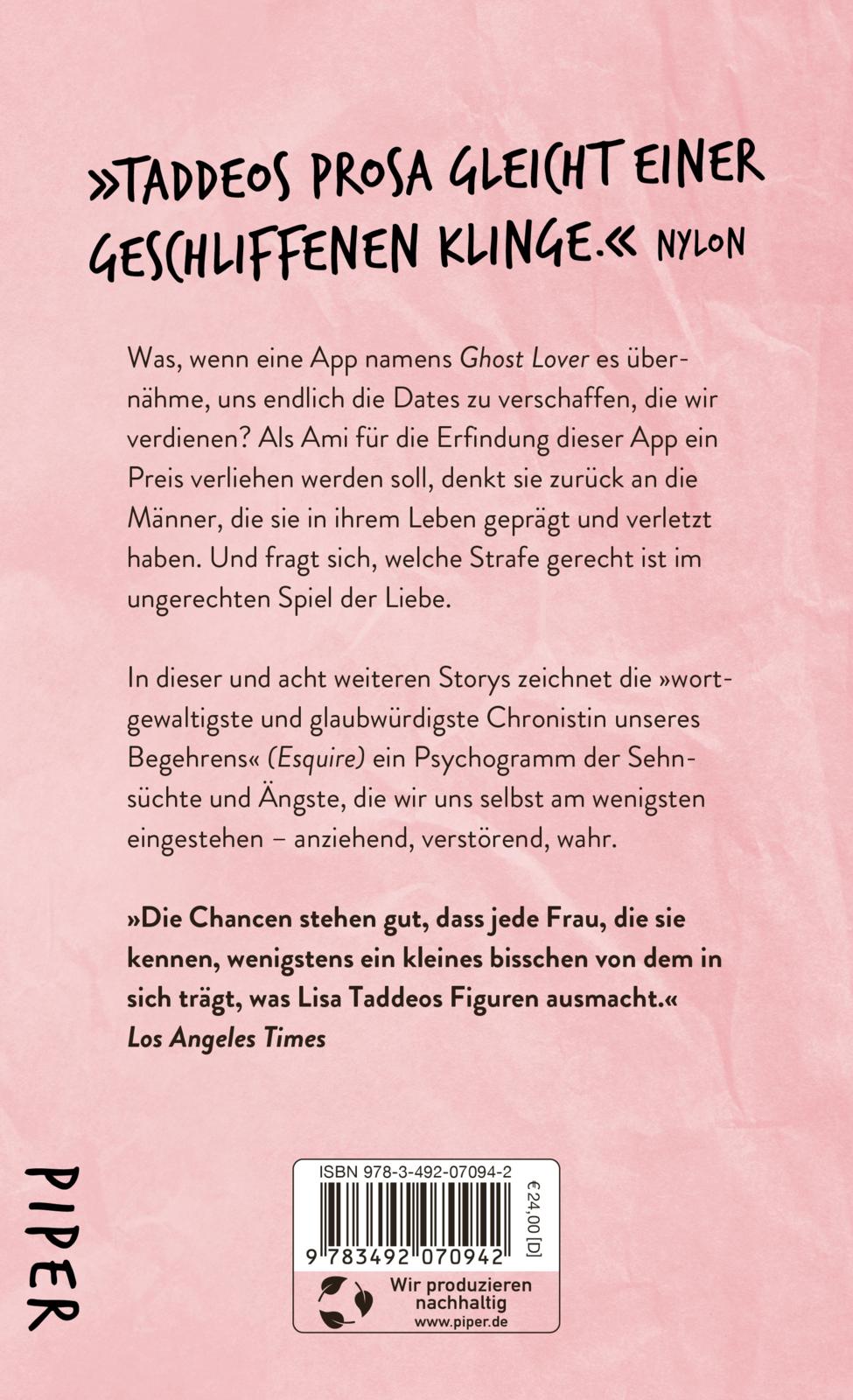 Rückseitencover Ghost Lover