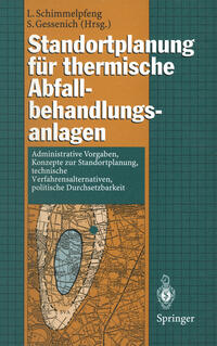 Vorderes Coverbild Standortplanung für thermische Abfallbehandlungsanlagen