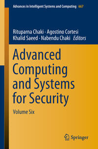 Vorderes Coverbild Advanced Computing and Systems for Security