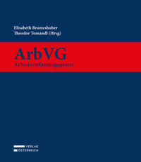 Vorderes Coverbild ArbVG - Arbeitsverfassungsgesetz