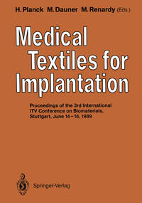 Vorderes Coverbild Medical Textiles for Implantation