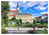 Vorderes Coverbild Moritzburg, Weesenstein, Muskau - Drei schöne sächsische Schlösser (Wandkalender 2025 DIN A4 quer), CALVENDO Monatskalender