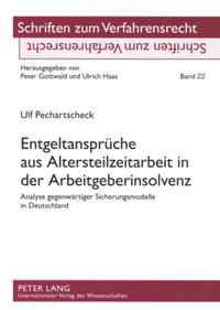 Vorderes Coverbild Entgeltansprüche aus Altersteilzeitarbeit in der Arbeitgeberinsolvenz