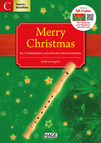 Vorderes Coverbild Merry Christmas für Blockflöte