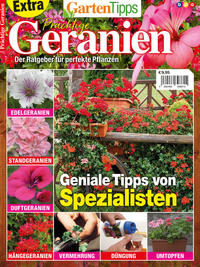 Vorderes Coverbild GartenTipps Extra - Prächtige Geranien
