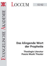 Vorderes Coverbild Das klingende Wort der Prophetie