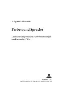 Vorderes Coverbild Farben und Sprache