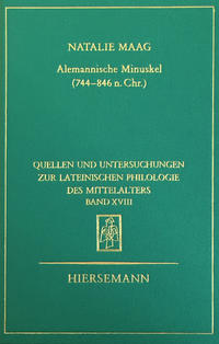 Vorderes Coverbild Alemannische Minuskel (744-846 n. Chr.)