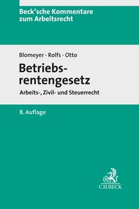 Vorderes Coverbild Betriebsrentengesetz