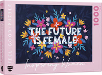 Vorderes Coverbild Feel-good-Puzzle 1000 Teile –&nbsp;INSPIRING WOMEN: The Future is female