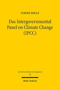 Vorderes Coverbild Das Intergovernmental Panel on Climate Change (IPCC)