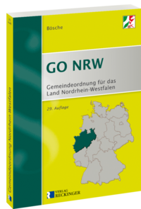 Vorderes Coverbild Gemeindeordnung für das Land Nordrhein-Westfalen (GO NRW)