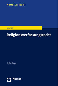 Vorderes Coverbild Religionsverfassungsrecht