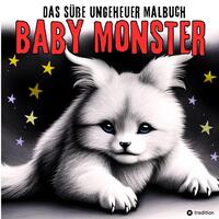 Vorderes Coverbild Fantasy Malbuch Baby Monster Süße Ungeheuer Ausmalbilder - Niedliche Fantasiewesen für Erwachsene, Teenager, Kinder