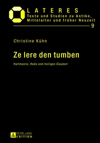 Vorderes Coverbild Ze lere den tumben