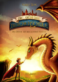 Vorderes Coverbild Die geheime Drachenschule - Der Drache mit den silbernen Hörnern