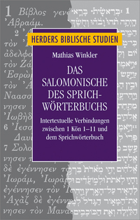 Vorderes Coverbild Das Salomonische des Sprichwörterbuchs