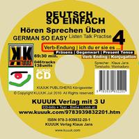 Vorderes Coverbild Deutsch So Einfach - Hören Sprechen Üben 4 - German So Easy - Talk Listen Practise 4